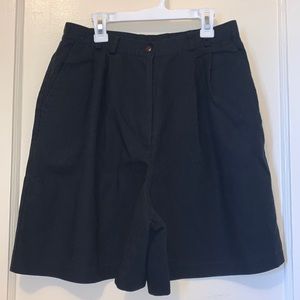 Linen high waist shorts